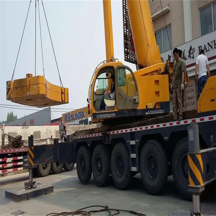 梧州当地吊车出租|机器吊装|75吨|工厂搬迁服务